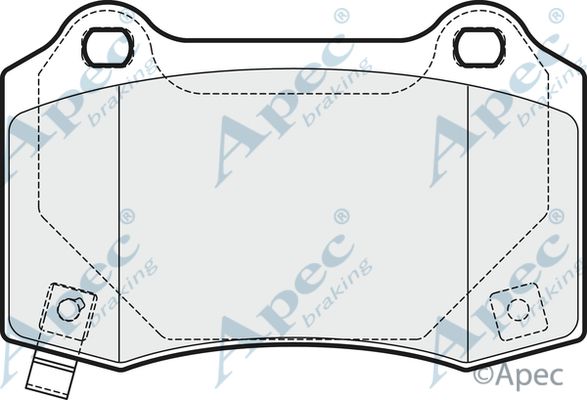 APEC BRAKING Jarrupala, levyjarru PAD1688